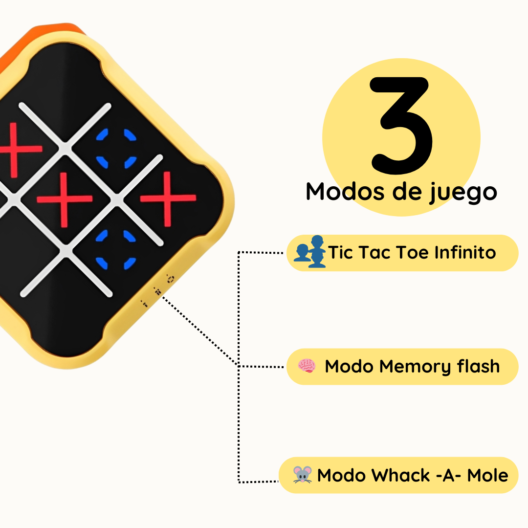 Juego clásico gato tic tac toe electrónico